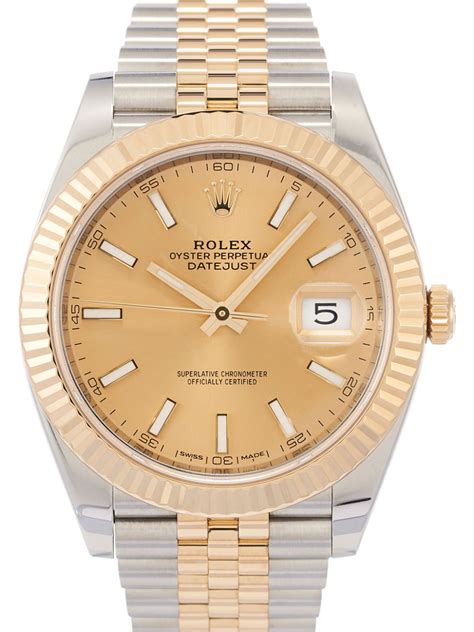 rolex 2021 ongedragen datejust horloge - grijs|Rolex Ongedragen Datejust horloge 41 mm .